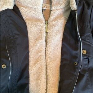 Koolaburra by UGG Black Jacket with Sherpa Lining and hood